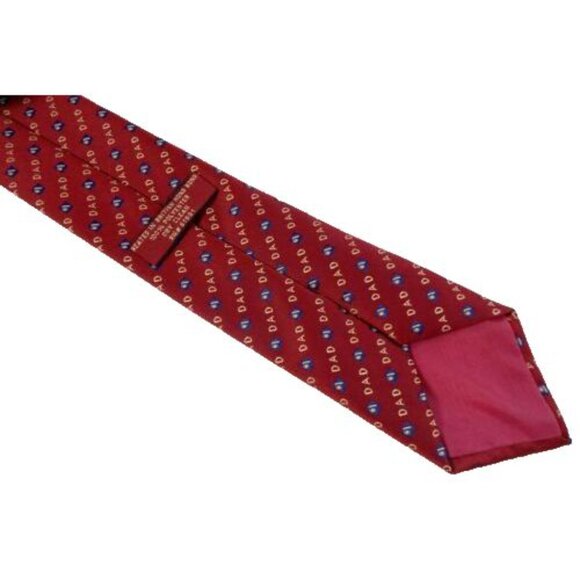 Father's Day Tie Dad Birthday Necktie Vintage 1980s - Picture 3 of 4